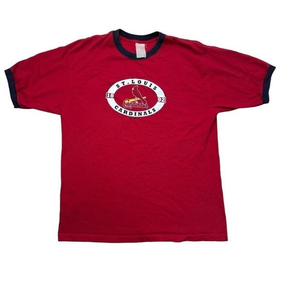 St. Louis‎ Cardinals MLB Shirt Red Men’s Size Large 2006 - Picture 1 of 9